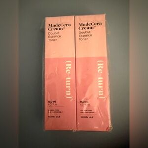 SKINRx LAB MadeCera Cream Double Essence Toner Bundle (2pk) New